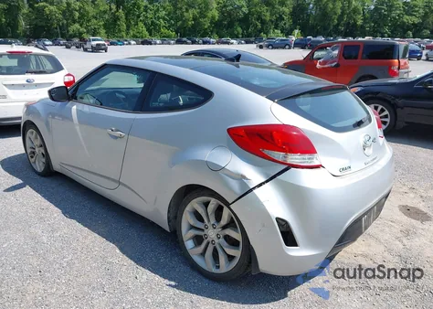 2015 Hyundai Veloster from USA, damaged, VIN KMHTC6AD5FU240263